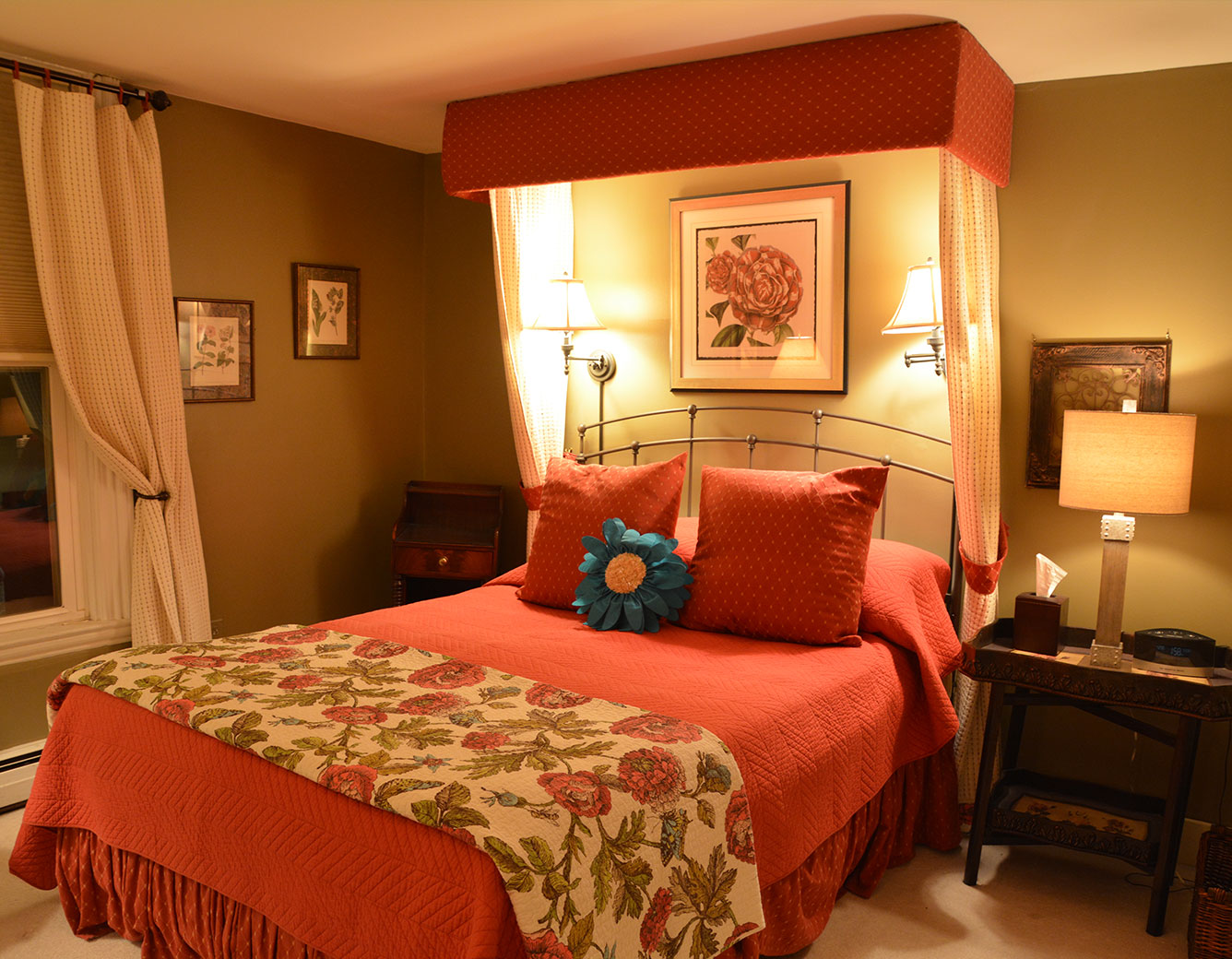 Rose Room, Magnolia Place Bed & Breakfast, Finger Lakes, NY