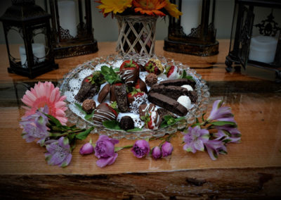 Magnolia Sweets Platter, Magnolia Place Bed & Breakfast, Finger Lakes, NY