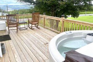Harvest Suite Deck | Magnolia Place Bed & Breakfast, Finger Lakes, NY