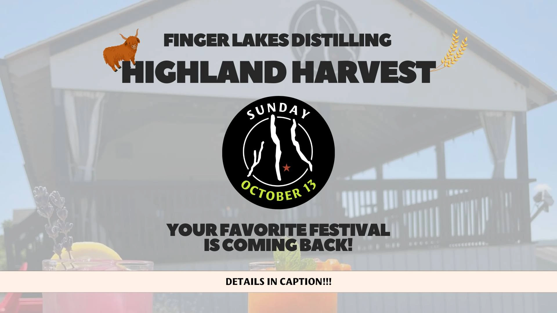 HIGHLAND HARVEST @ FINGER LAKES DISTILLING